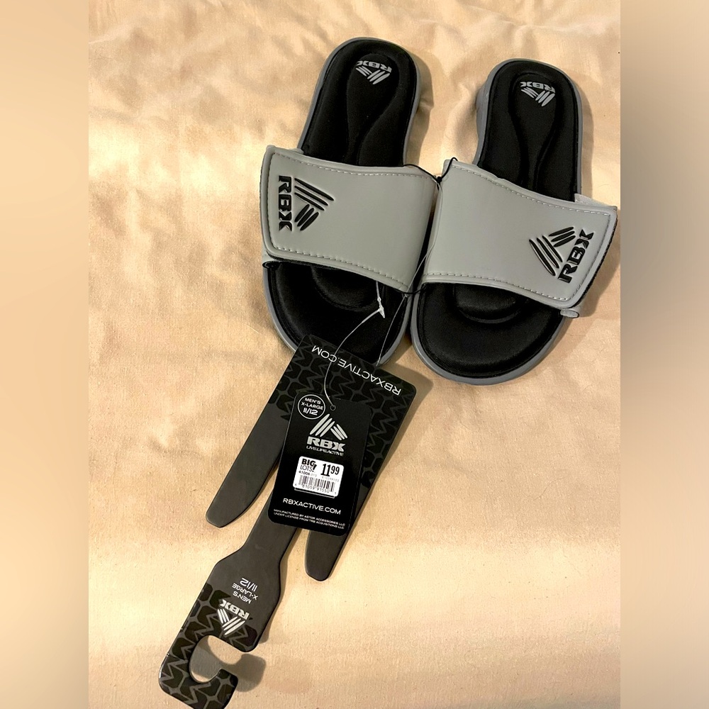 RBX Active Slides black and grey size XL 11-12